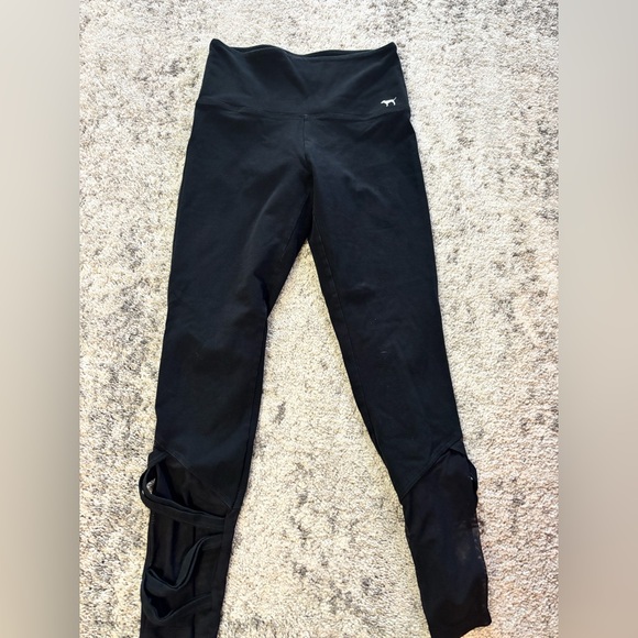 PINK Yoga Pants - Black - Size SMALL - Picture 1 of 3